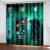 Curtain & Drapes Blackout Window For Bedroom Living Room Cartoon 230x280cm Custom Polyester Home Decor Boys Girls GiftsCurtain