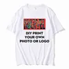 High Quality T Shirt Printing Loose Tshirts For Men Women Custom T shirts Print P o Short Sleeve Cotton Summer Casual Tops 220616