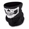 Skull Face Mask Skeleton Gloves Set Costume Accessories Bones Balaclava Christmas Ghost Mittens for Halloween Dance Party Props Black