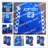 Jam Custom Kentucky Wildcats Basketball Jersey 23 Anthony Davi Darius Miller 4 Rajon Rond 15 Willie Cauley-Stein 34 Kenny Walker 44 Dan Issel 42