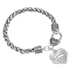 Charm-Armbänder European American Breast Cancer Awareness Crystal Heart Survivor Armband JewelryCharm Lars22