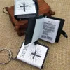 Extrait de la Bible chapitre anglais bijoux religieux cadeau pendentif porte-clés