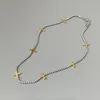 Chaînes Synthétique Diamant Croix Tennis Collier Ras Du Cou Pour Femmes Cz Pierre Dainty Élégant 2022 Soirée Bijoux D'été TrendyChains