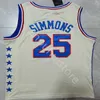 21 Embiid Jersey Ben 25 Simmons Matisse Mamouflage Bonus Edition 2021 Allen 3 Iverson City Blue Black Basketball J Maglie