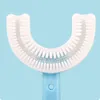 Toothbrush Children Toothbrush for Baby 360 Degrees u Shaped Silicone Tooth Brush Cartoon Kids Dental Oral Care Training Toothbrushes 0511