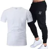 Summer Fashion Leisure Siksilk Brand Men S Set Track Sports Awear Track Suit Mail Sweat Sweat Short Shirt Shirt 2 pezzi Set 220617
