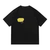 2022 남성 여성 편지 인쇄 T 셔츠 검은 패션 디자이너 여름 베어 곰 Tshirt 고품질 100%면 상단 짧은 슬리브 티 남성 의류
