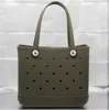 Waterproof Woman Eva Bogg Bag Tote Large Shopping Basket Bags Storage Washable Beach Silicone Bog Bag Purse Eco Jelly Candy Lady H228L