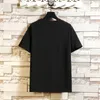 Kort ärm t -skjorta män sommaren högkvalitativ tshirt topp tees klassiska märke mode kläder plus size m5xl o nack 220526