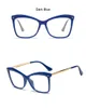 Óculos de sol Óculos de leitura para mulheres Anti-luz azul Luxo Designer Quadrado Transparente Ampliação Retro Grandes Armação de Óculos