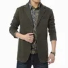 Spring Autumn Blazer Men Casual Cotton Denim Jackets Slim Fit Luxury Suit Coat Army Military Blazer Casaco Masculino Outwear 4XL 220801