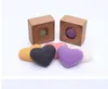 Conjac Cleansing Cleansing Buffe Heart Clain Clear Clean Sponge Konjac Отшелушивающие грязные ванны Губки с помощью инструментов макияжа по уходу