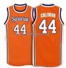 SJZL98 # 44 Derrick Coleman Syrakuse Orange 1996 Vintage Basketball Jersey College Throwback Nähte Trikots Angekippte Namens und Nummer
