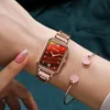 ساعة Wristwatches Luxury Ladies Watch Women Bracelet Watches Clock Quartz Gifts Relogio Feminino Drop Wristwatcheswristwatches