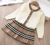 Girl Trendy Toddler Clothing Set Dresses Spring Designer Cute Clothes For Little Girls Sweet Outfit