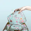 Sacos de fraldas do bebê Sunveno Bolsa de maternidade para estampas de moda reutilizáveis ​​descartáveis ​​para fraldas secas para fralda descartável 21*17*7cm 220514