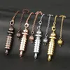 Pendant Necklaces Metal Pendulum Dowsing Divination Reiki Healing Spiritual Meditation Yoga Amulet Screw Shape Pendule Jewelry