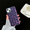 One Piece Fashion Weave Handyhüllen für iPhone 14 Pro max Plus 13 13Pro 13Promax 12 12Pro 12Promax XSMAX 11 Verfärbungsabdeckung Handyhülle Shell