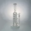 Gelo pitada de água de água de água vidraceiro poletral plataforma de petróleo tube em linha reta com fab ovo 14mm fêmea Dab Rigs WP2161