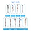 hydradermabrasion hydro oxygen jet peel LED pdt mask water dermabrasion spray gun handle tips head