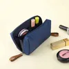Fall läppstift väska vattentät nylon bärbar makeup kvinnor med blixtlås kosmetiska resor toalettartiklar påse handväskor 220708