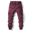 Lastbyxor Män Jogging Casual Bomull Full längd Militär Mens StreetWear Work Tactical TrackSuit Trousers Plus Size 220325