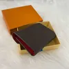 5a Women Wallets Card Holder Designer Classic Leather Short Purse Envelope-stijl Wallet Credit Cardhouders 10 kleuren