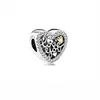 925 Sterling Silver Beads Mouse Design Love Heart Series Charm Fit Pandora Bracelet or Necklace Pendants Lady Gift Wholesale