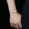 2022 Högkvalitativ guldfärg Tenniskedja Justerbar armband för kvinnor Charm Jaguar Leopard Micro Pave CZ Fashion Jewelry Gift