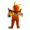 Maskot bebek kostümü 1146 turuncu ejderha maskot kostümleri karikatür propation props film etkinlik gösterisi bebek yürüyüş kostümleri237y
