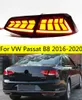 مصباح خلفي LED LED لـ VW Passat B8 Tail Light Assembly 20 16-20 20 LED الضباب الضباب ضباب الإشارة الملحقات التلقائية