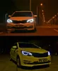 Head Lamp For Kia K2 20 15-20 17 RIO Cars Headlights DRL Turn Signal High+Low Beam Lens Running Light Front Lamp