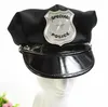 Berets Men And Women United States Badge Octagonal Hat Black Captain Flat Top Stage Perforamce Military Caps BeretsBerets