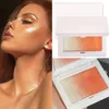 Blush Makeup Shimmer Blush Sheer Gradient Tone 2 Verschillende kleuren Spiegels Geen borstel 10G Aangepaste Logo Markeerstift