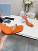 TopSelling Famous brand women's fashion sandals summer Classic luxury chunky heels for party wedding square toe open toe high heels