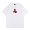 magliette estive di nuova moda rapper per bambini con stampa di lettere magliette di marca a maniche corte con collo rotondo per uomo e donna