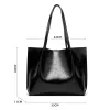 2021 Europe et amérique mode sac à bandoulière femmes Simple tendance huile cire cuir sac à main grande capacité dames luxe sac fourre-tout