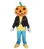 Traje de mascote de abóbora de halloween traje de caráter de desenho animado de primeira qualidade.