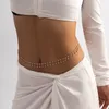Sexy gland taille chaîne ceinture Zircon strass ventre corps chaîne mode tendance bijoux pour femmes Festival Rave fête accessoires