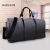 2021 50CM große kapazität frauen taschen reise Handtasche Handtaschen männer schulter duffel handgepäck boden nieten kapazität sport tasche