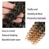 Passie Twist Gehaakte Haar Synthetische 18 inch Water Wave 22 wortel/Stuks Afrikaanse Vlechten voor Godin Locs Extensions LS06