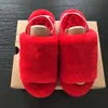 Fashion Women Kids Fur Slippers Boots Slides Winter Fluffy Furry Slipper Warm Comfortable Fuzzy Girl Flip Flops Shoes Ladies Luxur2182395