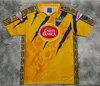 MEXICO TIGRES Retro futbol formaları 1996 1997 1998 1999 2000 2001 2002 ev sarı Vintage futbol formaları 97 98 99 00 01 02 forma klasik kaplan gömlek