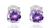 Oorknopjes Sieraden Luckyshine 3 paar Dames Mti-Color Natural Mystic Topaz Rainbow Zircon Round Cut Lady Girls S Drop Delivery 2021 5Wygs