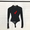 Pantalones de dos piezas para mujer Cuello alto Manga larga Body sexy Mujeres Bodycon Flaco Impreso Camisa cálida Mameluco Elegante Otoño MonoMujeres