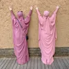 Etnik Giyim Eid Abaya Dubai Müslüman Namaz Konfeksiyon Jilbab Başörtüsü Elbise Uzun Khimar Ramazan Kadınlar Için Abayas İslam Giyim Niqab Djellaba B