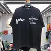Retro Clown Foam Print Wash T-shirt man met ronde nek en korte mouwen 220509