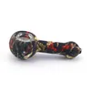 Silikonrör 4.23 '' Nya färger Designer Transfer Printed Smoking Pipe for Smoke Shop