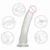 NXY DildoS Crystal Transparante Sucker Small Penis Vestibule Simulatie Anale Plug Vrouwelijke Masturbatie JJ 0316
