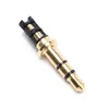 Other Lighting Accessories 2pcs/lot 3.5 Gold Plated 90 Degrees Black Audio Plugs Jack Adaptor Connector 3.5mm Stereo Headset Plug 3 4 PoleOt